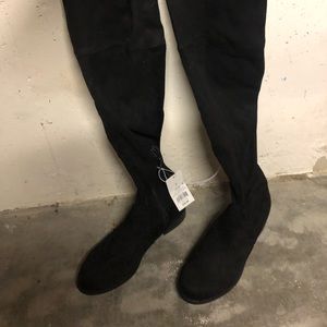 Women’s Knee-High A New Day Black Boots, Size 8